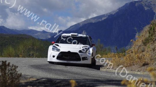 Essais Citroën / Tour de Corse WRC 2015
