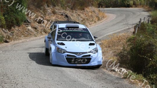 Essais Hyundai / Tour de Corse WRC 2015