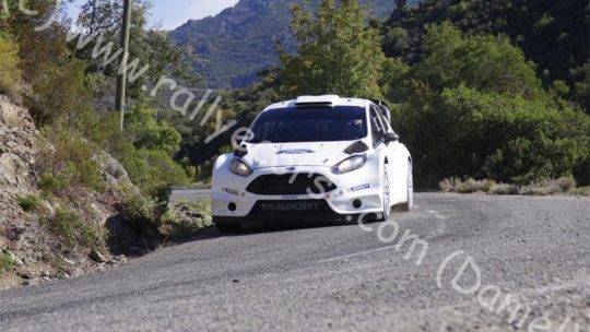 Essais Ford (M-Sport) / Tour de Corse WRC 2015