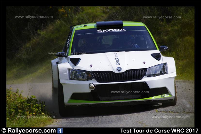 Essais Skoda / Tour de Corse WRC 2017