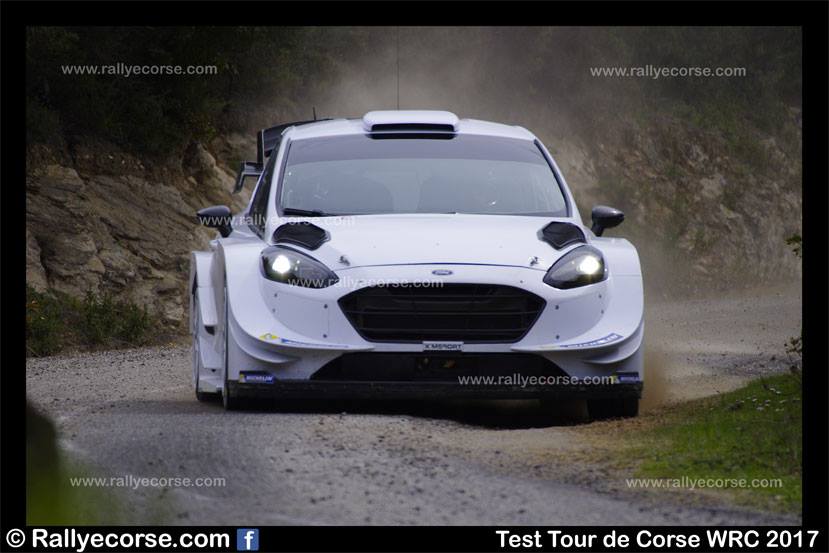 Essais Ford (M-Sport) / Tour de Corse WRC 2017