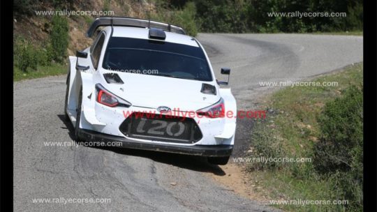 Essais Hyundai / Tour de Corse WRC 2018