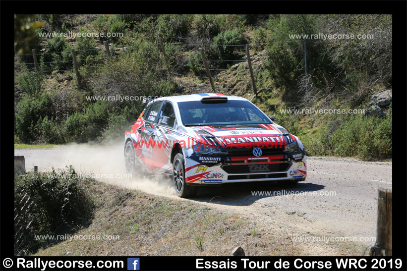 Essais WRC-2 / Tour de Corse WRC 2019