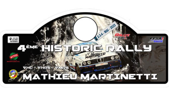 Présentation – Historic Rally Mathieu Martinetti 2025