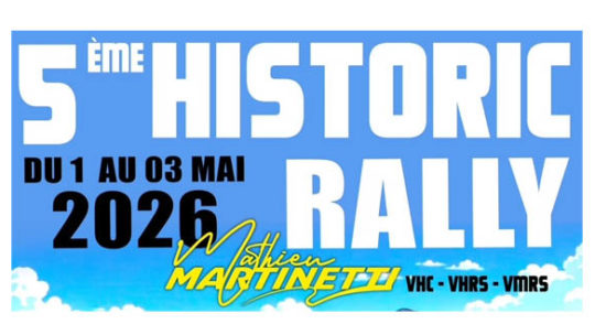 Présentation – Historic Rally Mathieu Martinetti 2026